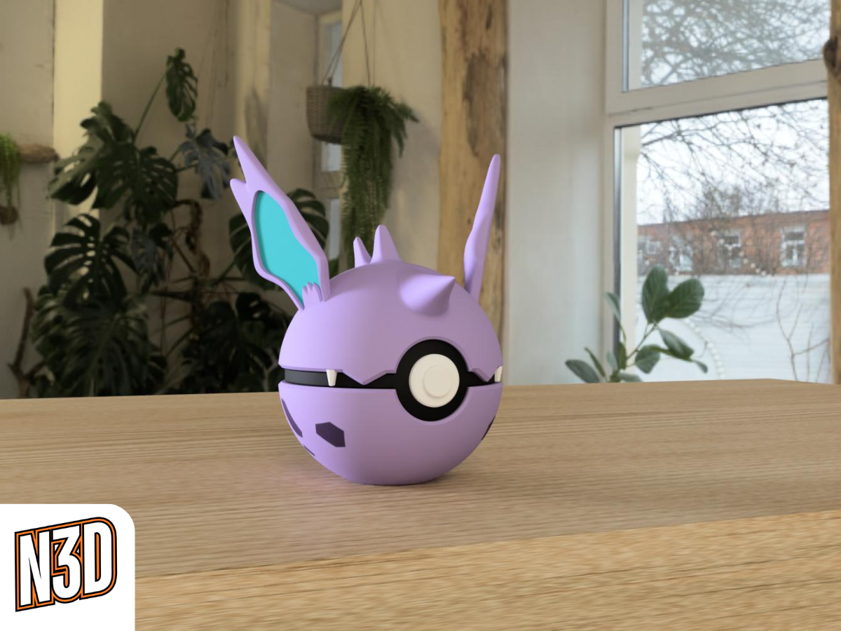 #0033 Nidroino - Pokeball Collectible - 3d Printed Pokemon Decor