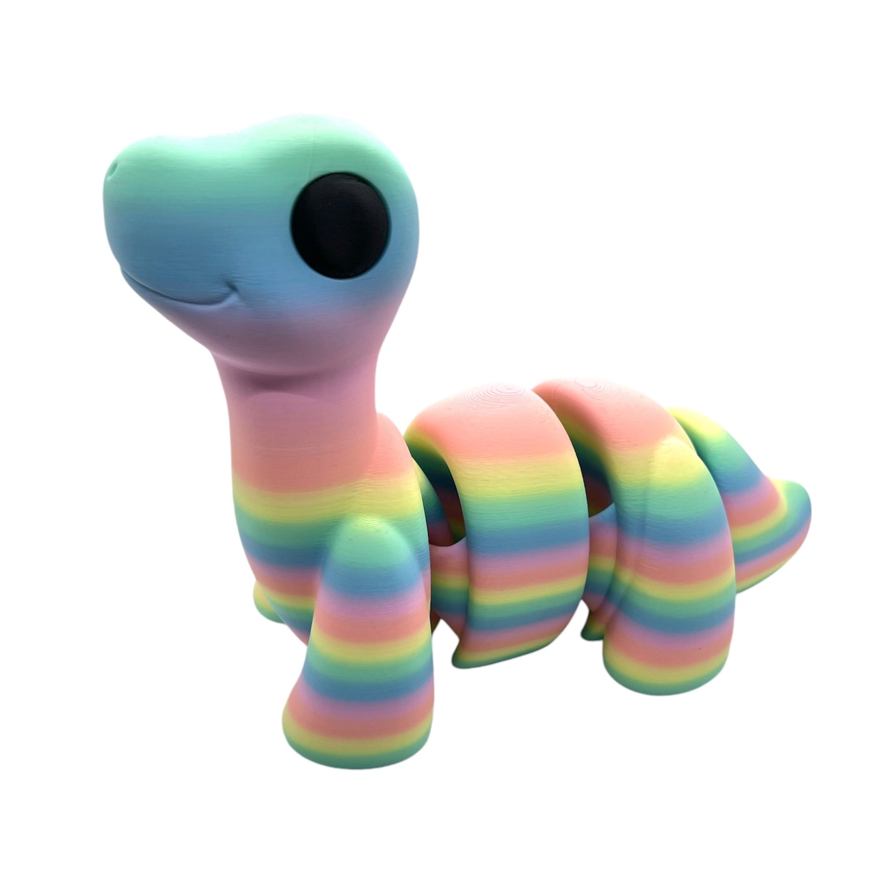 CHONKZ - Giant 8" Brontosaurus Dinosaur - Articulated 3D Printed Animal Figurine Decor