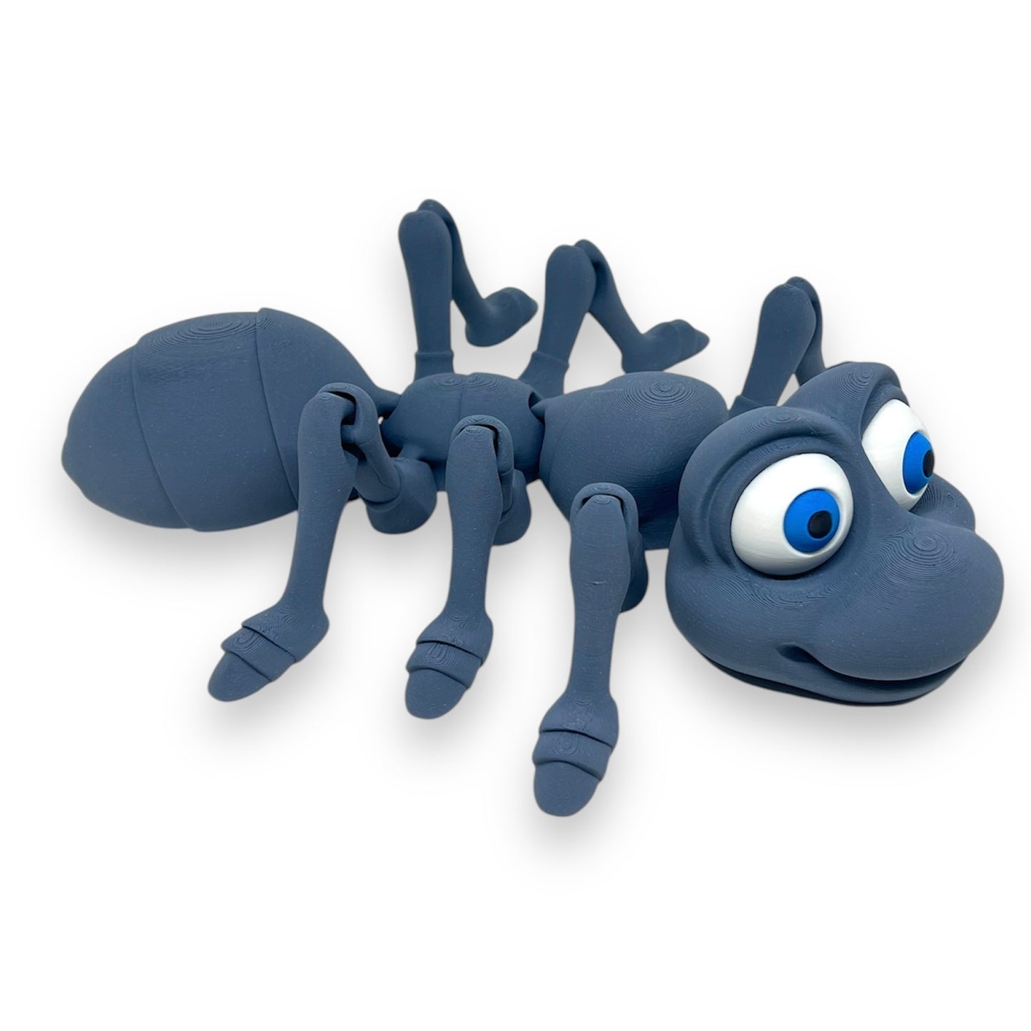Adorable Cartoonish Ant - 4.5" or 11" Articulated 3D Printed Animal Figurine Plastic Decorative Decor