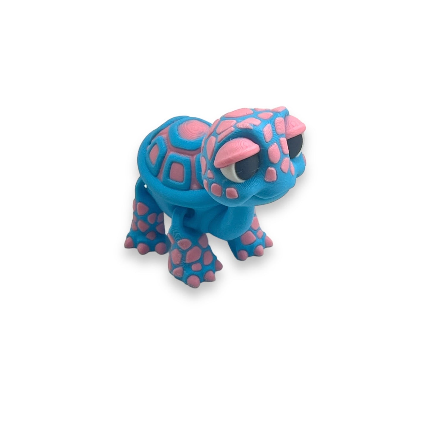 Adorable 3d Printed Standing Baby Turtle - Articulated 3d Printed Cartoon Style Decor Gift