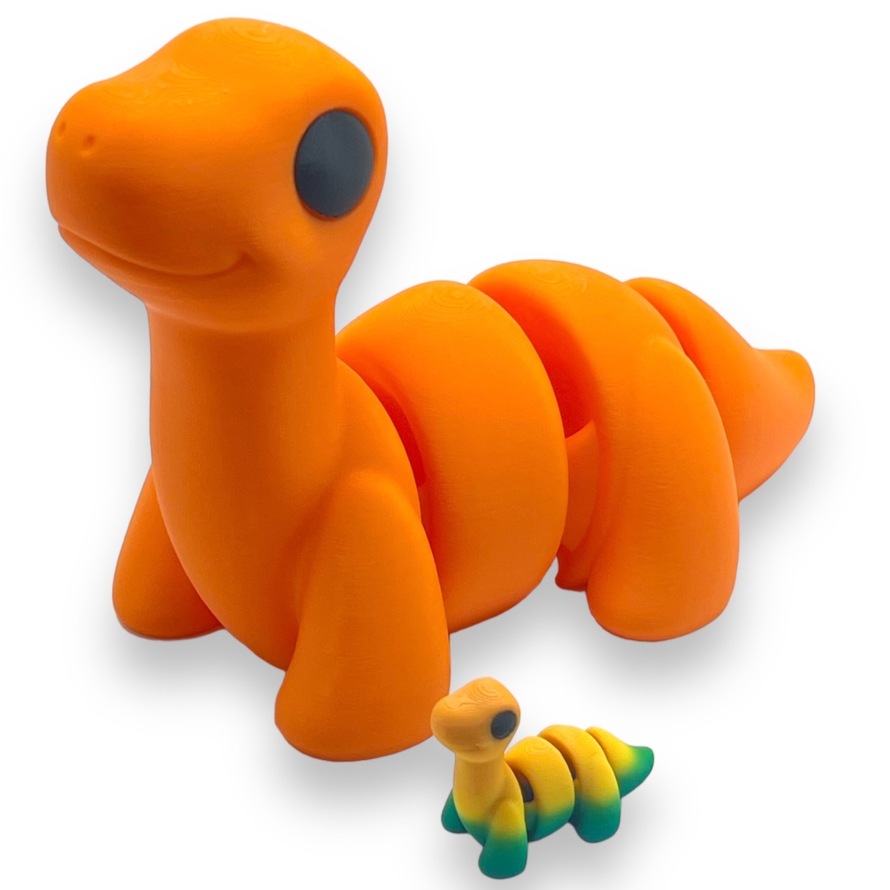 CHONKZ - Giant 8" Brontosaurus Dinosaur - Articulated 3D Printed Animal Figurine Decor