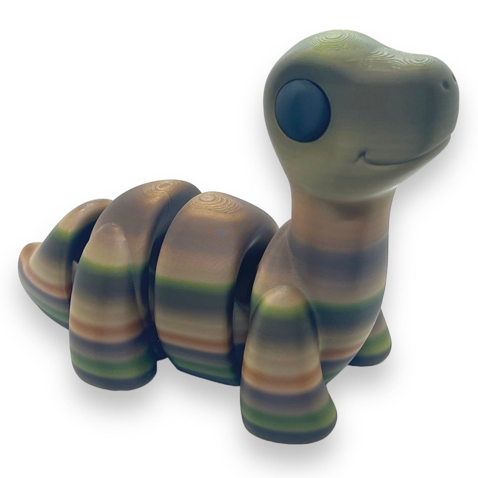 CHONKZ - Giant 8" Brontosaurus Dinosaur - Articulated 3D Printed Animal Figurine Decor