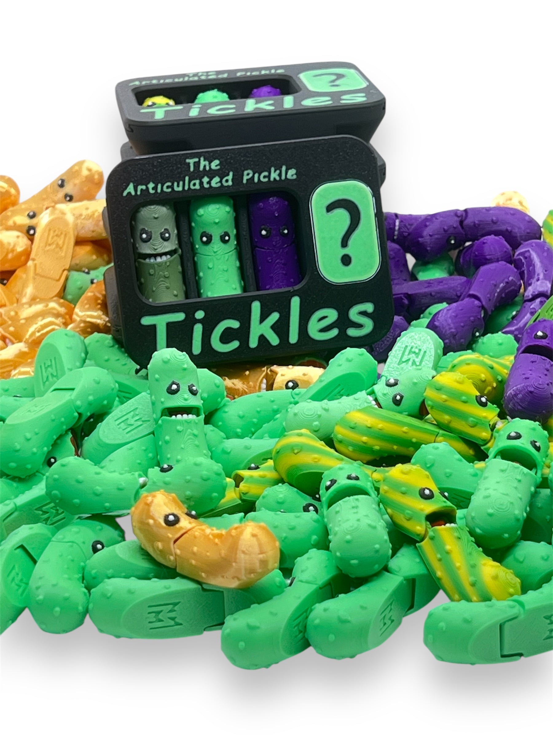 Tickle Pickle Mystery 4 Pack Articulated 3D Printed Gnarly Novelties