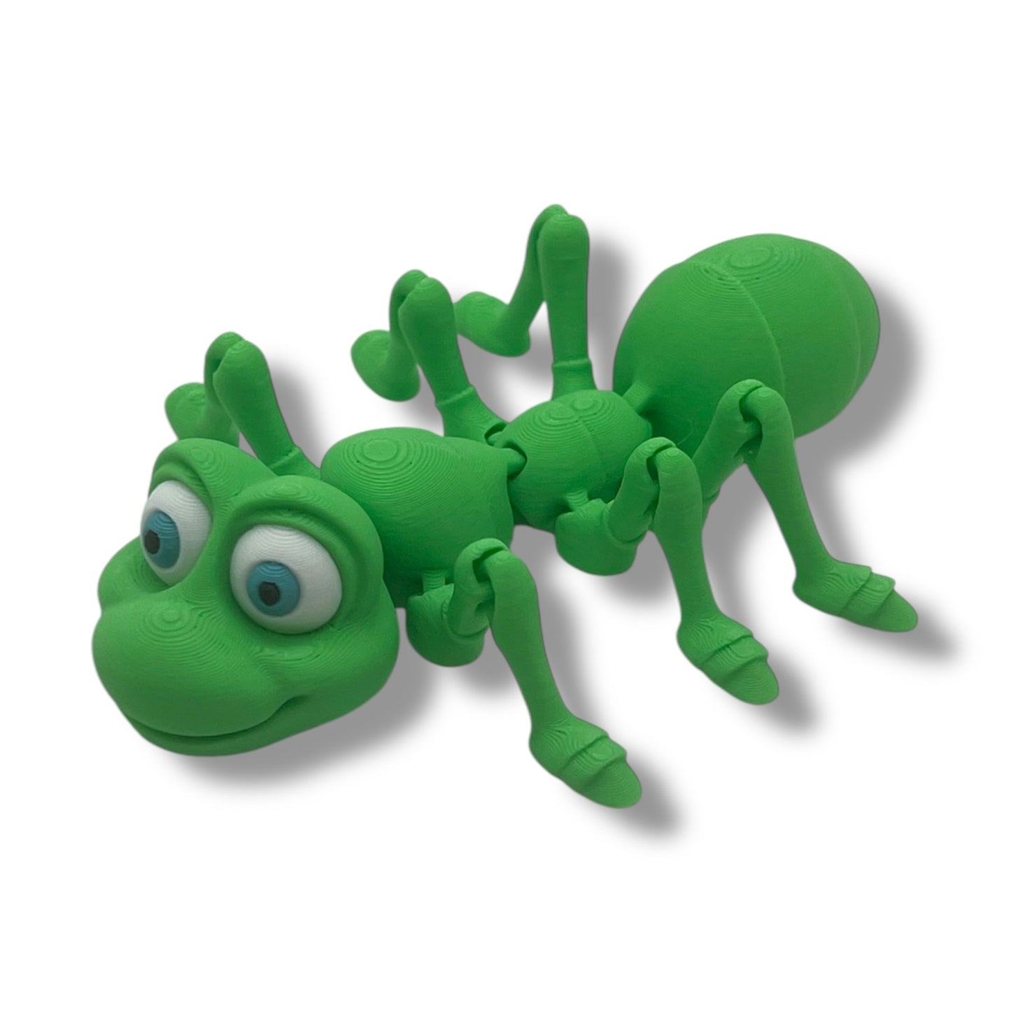 Adorable Cartoonish Ant - 4.5" or 11" Articulated 3D Printed Animal Figurine Plastic Decorative Decor