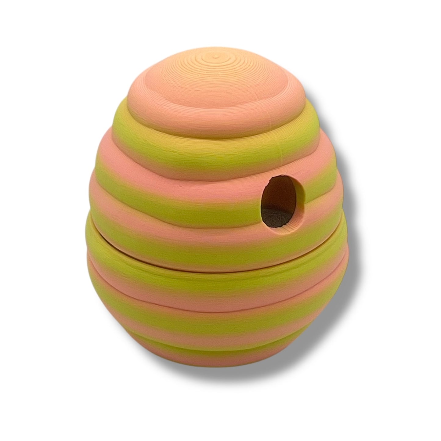 Buzzy Bee Hive with 5 Pack of Bee's -3d Printed Articulated Decor