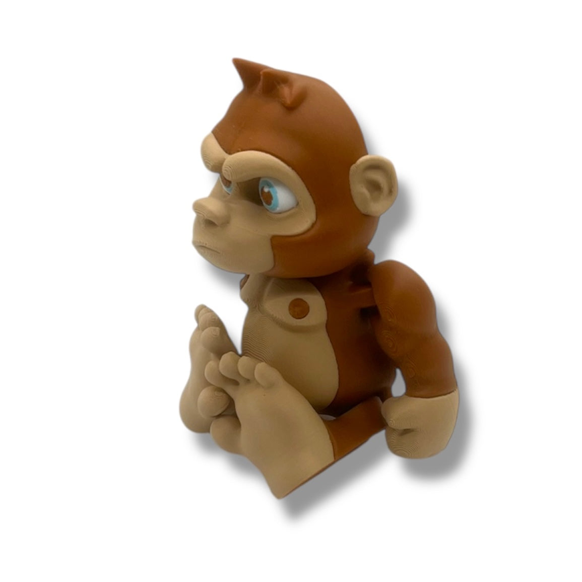 Amazing 6" Angry Gorilla - Pocket Pals - Articulated 3d Printed Figurine