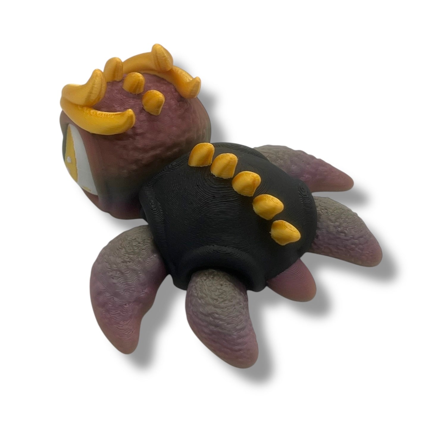 Beautiful 4.5" Dragon Turtle - 3d Printed Articulated Decor