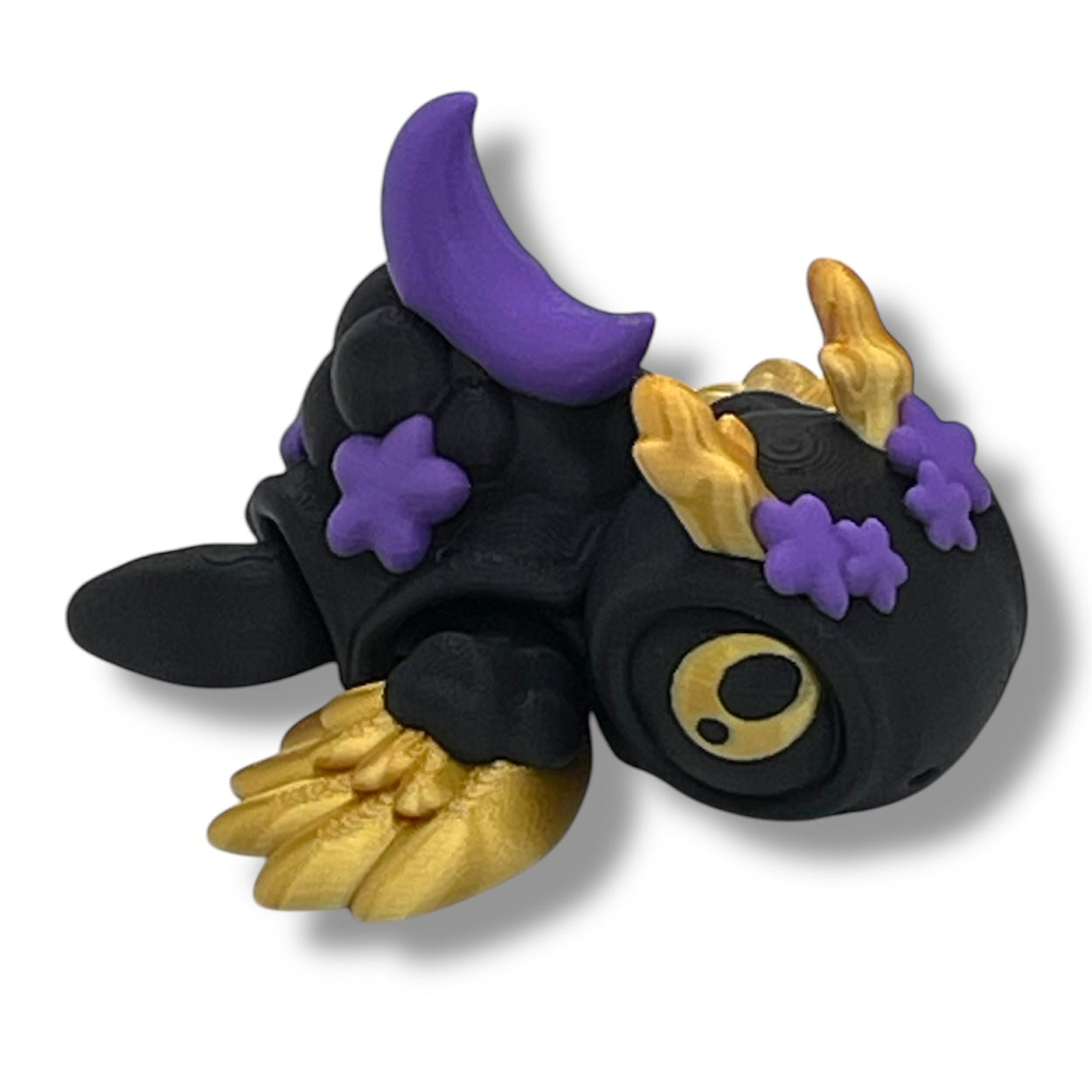 Beautiful 4.5" Dream Turtle - 3d Printed Articulated Decor