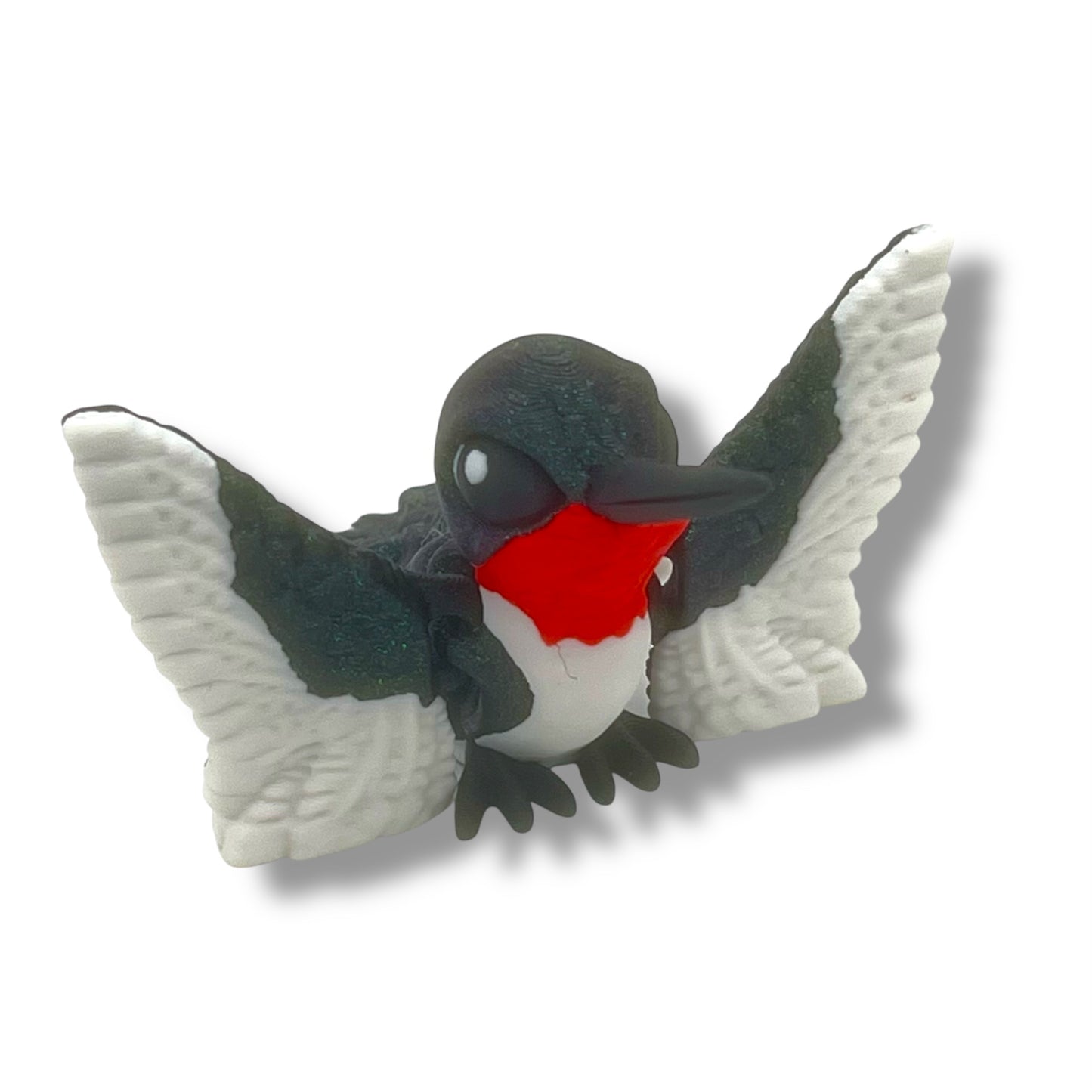 Amazing 4.5" Hummingbird - 3d Printed Articulated Decor