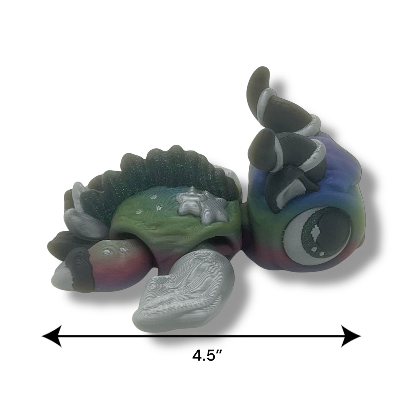 Amazing 4.5" Zodiac Turtle Collection - 3d Printed Articulated Decor