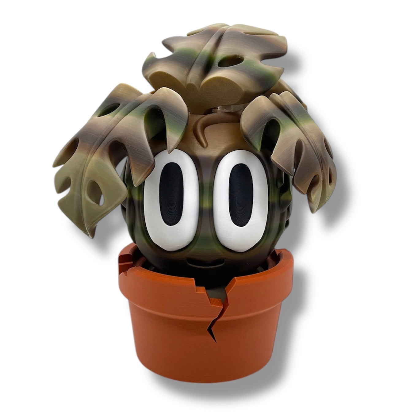 Charming Blob Plants in Unique Pots - 3d Printed Enchanting Figurine Decor
