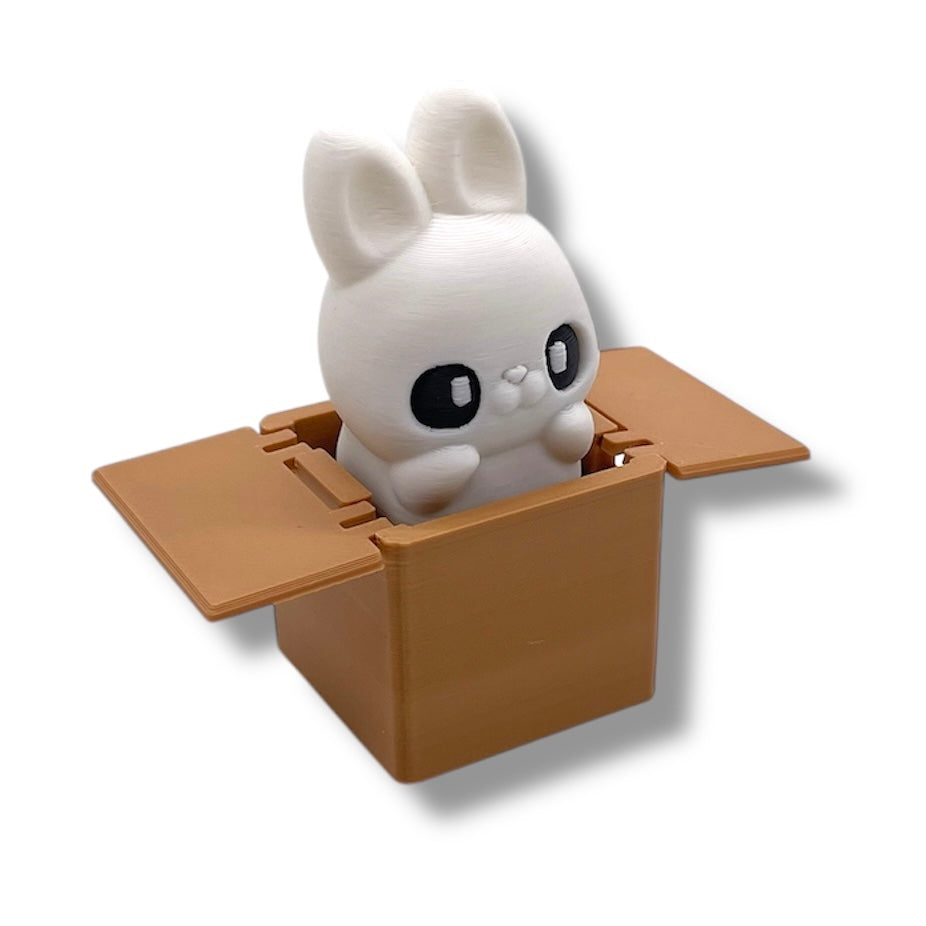 Clicker Critters Adorable Fidget Friends - 3d Printed Desktop Fidgety Pig Bunny Cat Decor