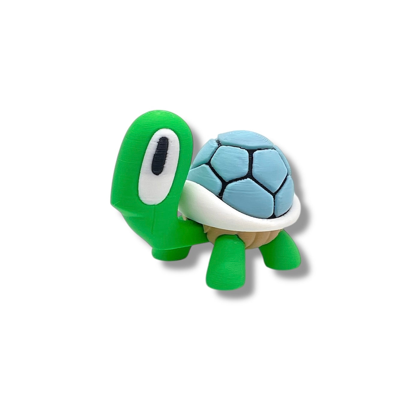 Cute SMALLZ Blob Turtle - 3d Printed Articulated Tortoise Fun Decor