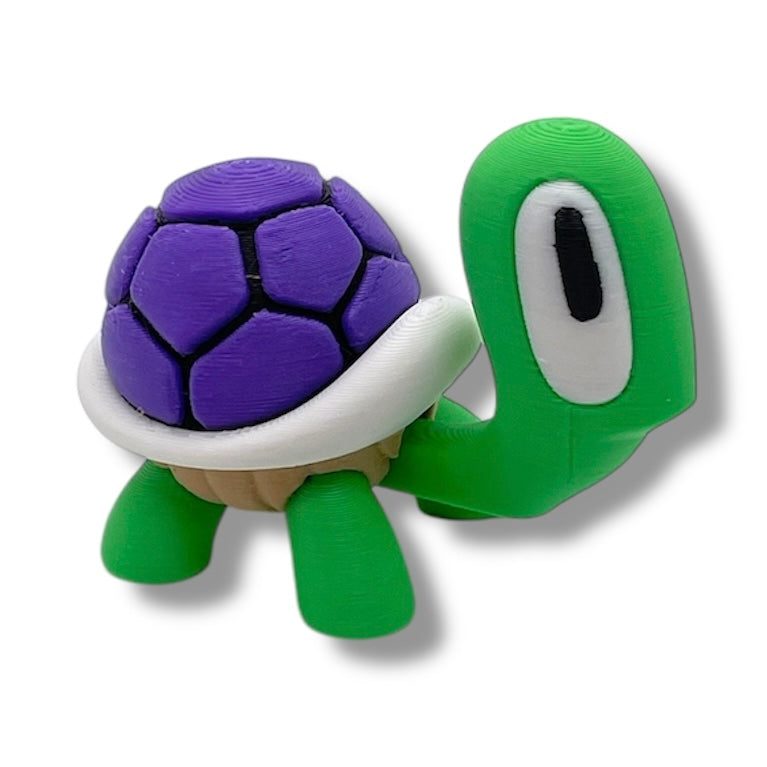 Cute SMALLZ Blob Turtle - 3d Printed Articulated Tortoise Fun Decor