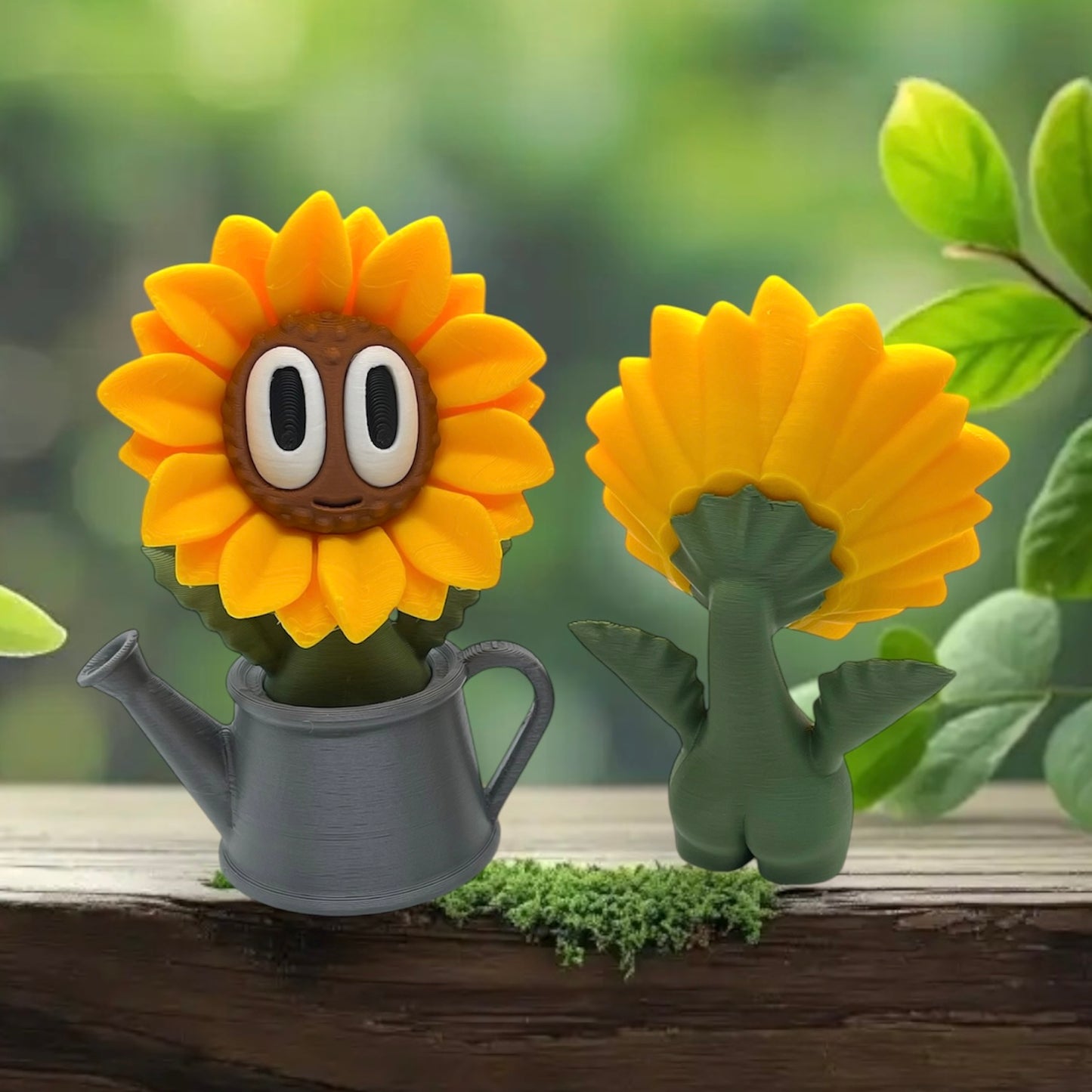 Charming Blob Flowers in Unique Pots - 3d Printed Plant Figurine Decor