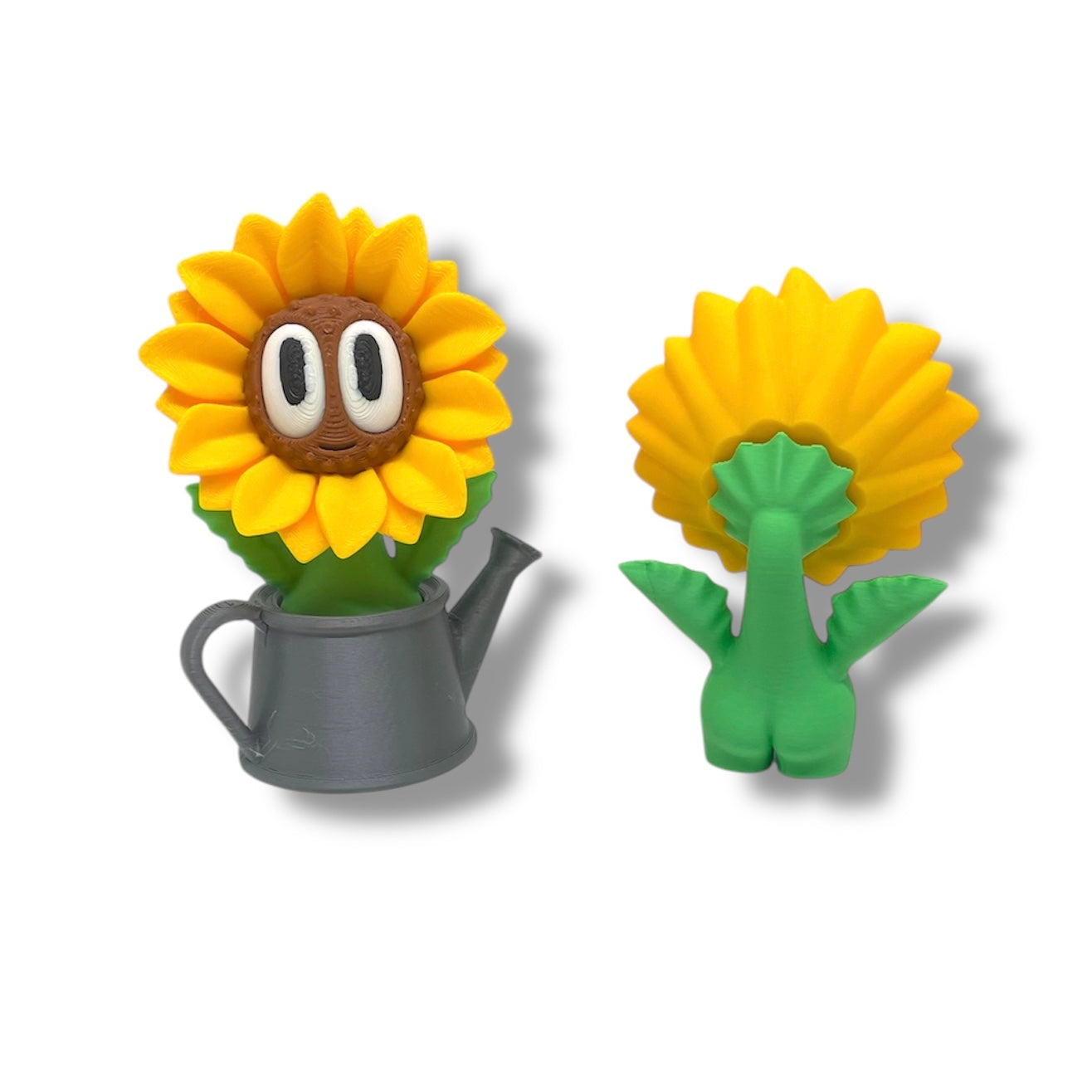 Charming Blob Flowers in Unique Pots - 3d Printed Plant Figurine Decor