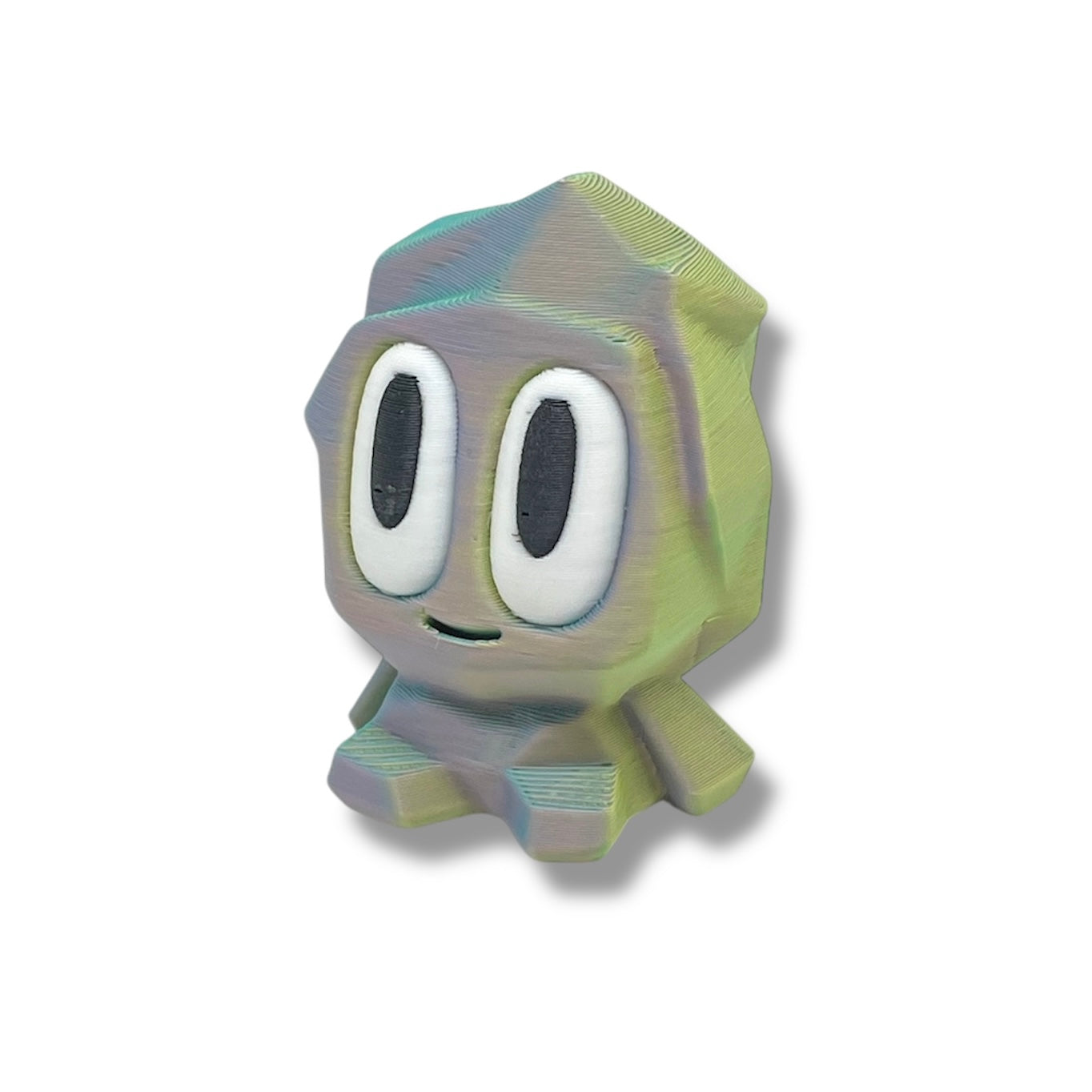 Adorable Pet Rock with Carrier - 3d Printed Figurine Decor
