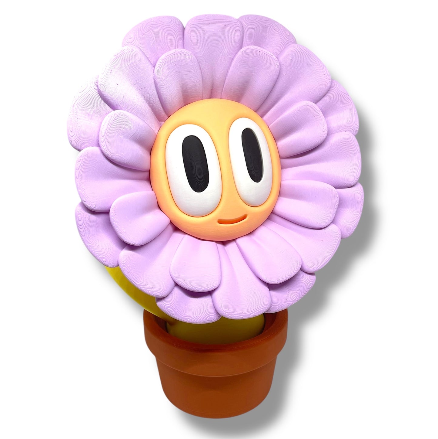 Charming Blob Flowers in Unique Pots - 3d Printed Plant Figurine Decor