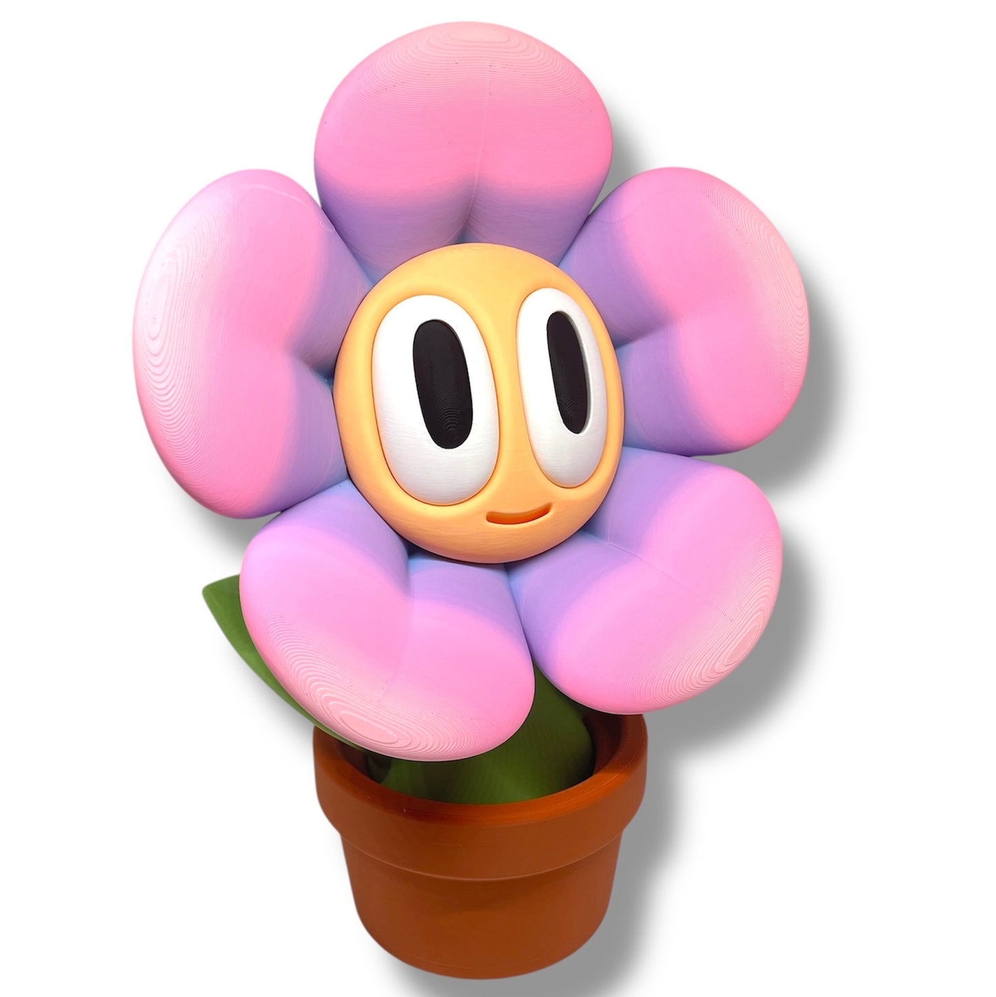 Charming Blob Flowers in Unique Pots - 3d Printed Plant Figurine Decor
