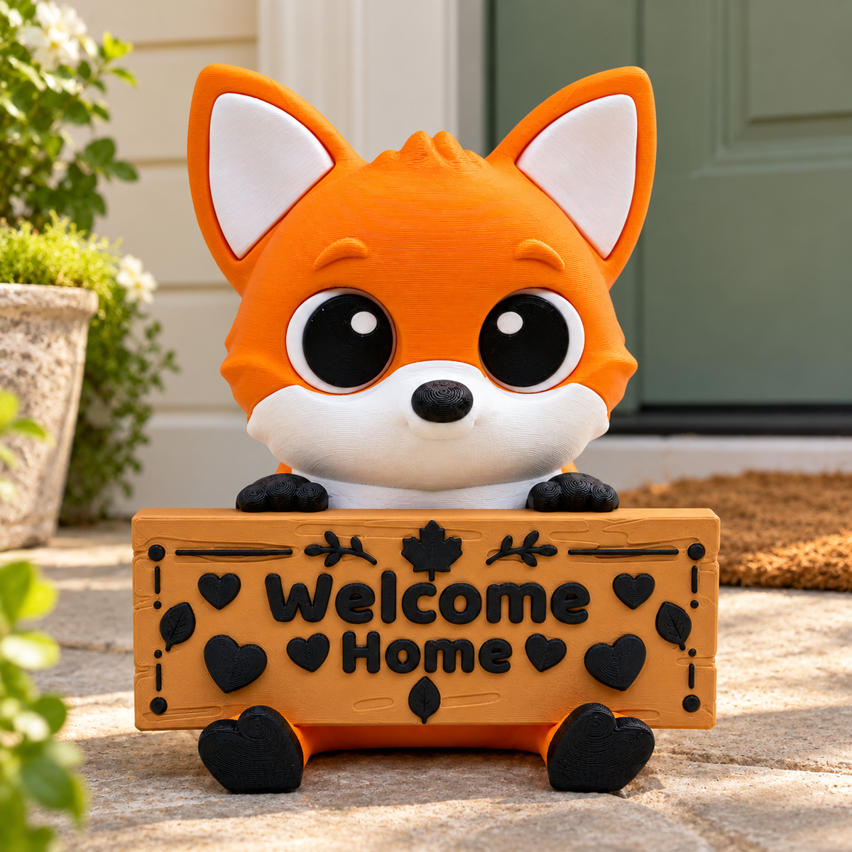 Porch Pals – 7-Inch Greeters with Interchangeable Signs