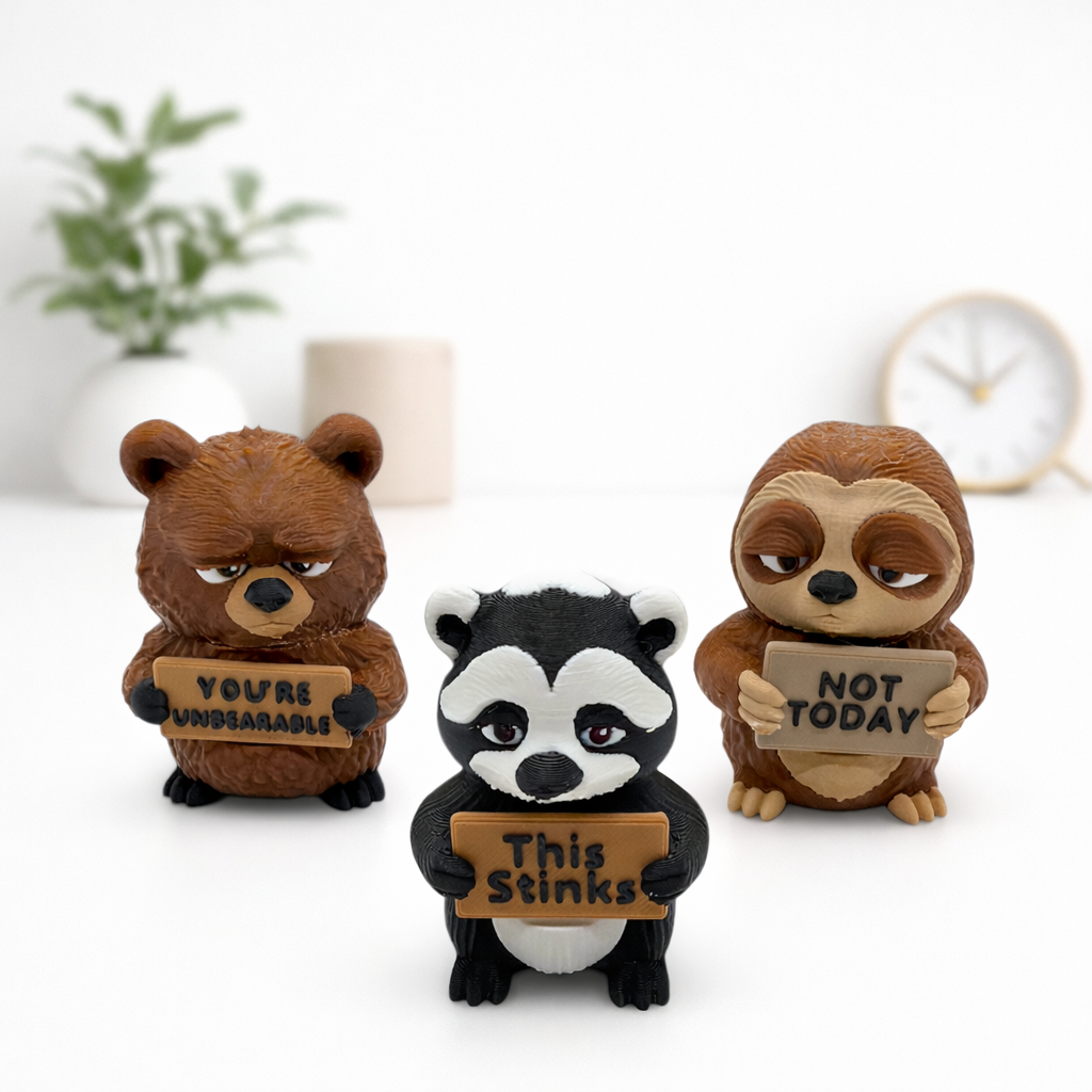 Animals With Attitude – Desk Pets That Say What You’re Thinking