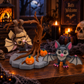 Spooky Bat Tree – 6-Inch Halloween Set with 2 Bats – main product view