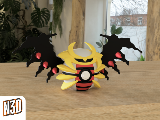 #0487 Giratina - Pokeball Collectible - 3d Printed Pokemon Decor