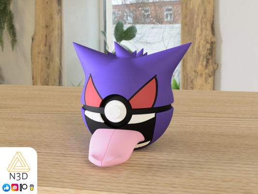 #0094 Gengar - Pokeball Collectible - 3d Printed Pokemon Decor