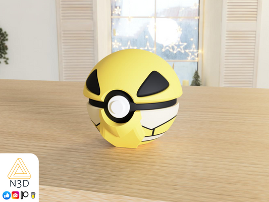 #0014 Kakuna - Pokeball Collectible - 3d Printed Pokemon Decor