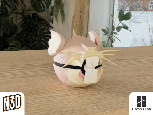#0020 Raticate - Pokeball Collectible - 3d Printed Pokemon Decor