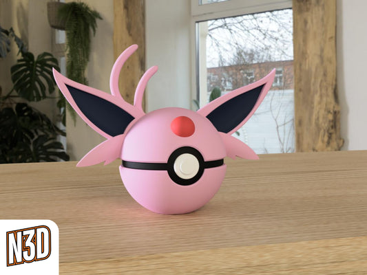 #0196 Espeon - Pokeball Collectible - 3d Printed Pokemon Decor (Copy)