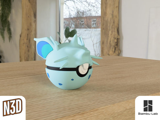 #0030 Nidorina - Pokeball Collectible - 3d Printed Pokemon Decor