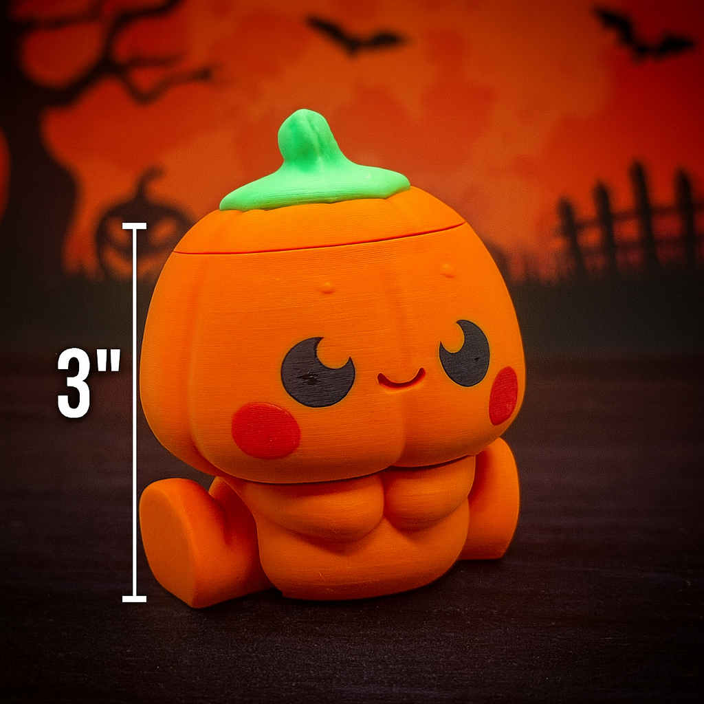 🎃 Adorable Peasy Peas & Friends – Spooky Edition | Articulated Halloween Figurines