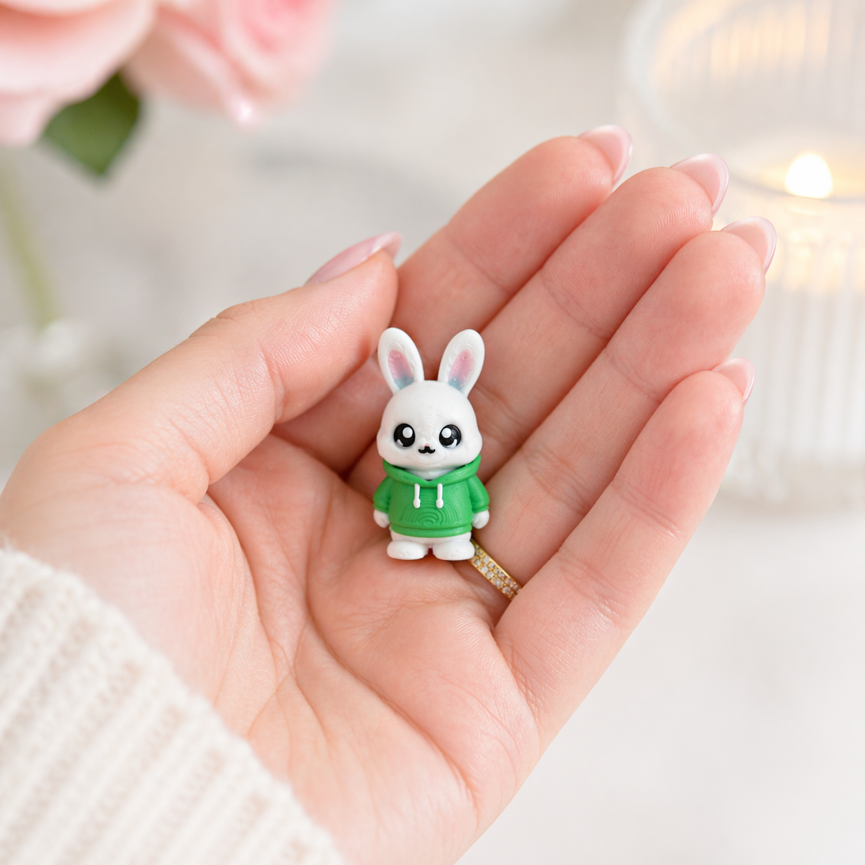 Micro Hoodie Critter Crew 12 Pack – 3D Printed Mini Animal Figures Set | Cute Collectible Desk Pets