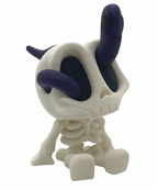 Halloween Blob Skeleton Figurines – 3d Printed Creepy Cute Miniature Collectibles