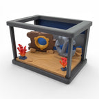 Deep Sea Shark Adventure Set – Ocean Desk Diorama (2 Sharks Included)