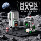 Moon Base Modular Space Station Set - Koza Konnect Modular Space Series Decor Collectable