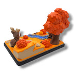3dGob Autumn Moose Hideaway | Woodland Moose Display | Fall Decor