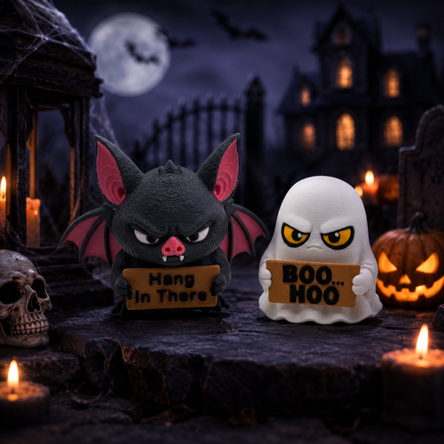 Animals with Attitude – Halloween Desk-Pet Collection – main product view