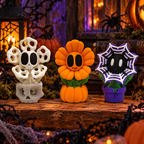 3-Inch Spooky Halloween Blob Flowers – Cute & Creepy Décor
