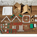 Adorable 8" Christmas Gingerbread House Container - 3d Printed Holiday Decor
