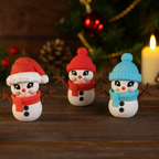 Beautiful 4.5" Snowman Christmas Holiday Decor- 3d Printed Figurine by Gnarly Novelties Prints