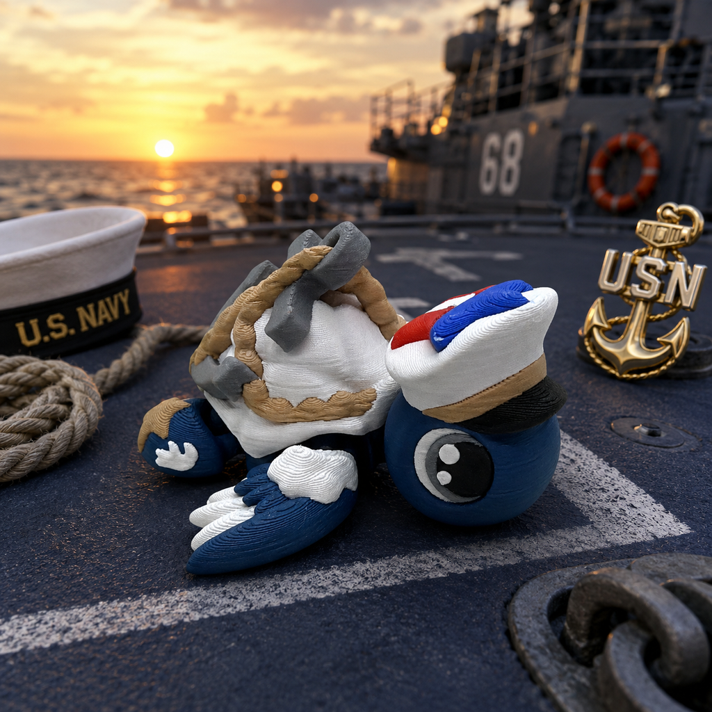 Military Branch Turtles – Collectible Desk Pets