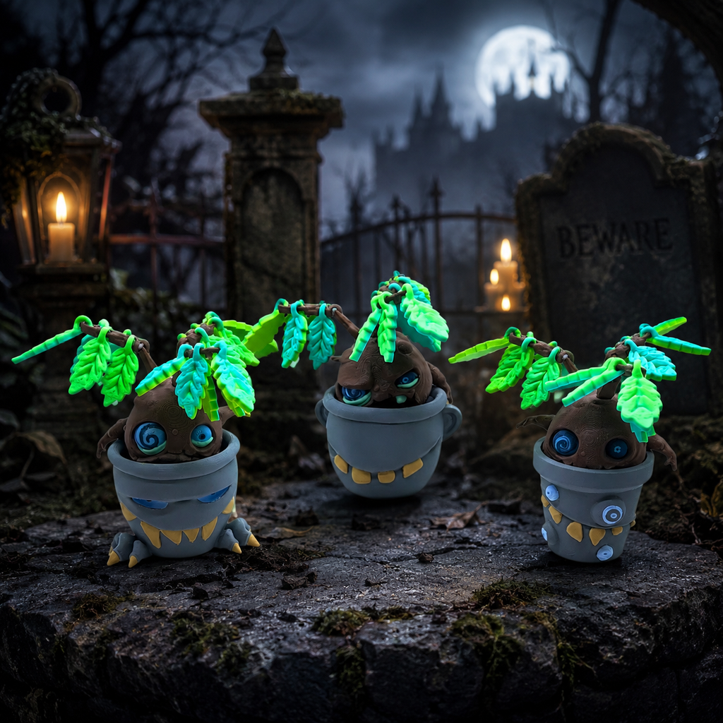Twisty Mandrakes – Creepy Cute Collectible Plant Desk Pets