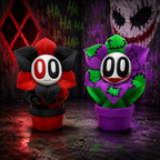 DC Character Flowers - Joker - Harley Quinn