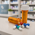 Chillin Pills – Bottle of 6 Articulated Desk Characters – main product view