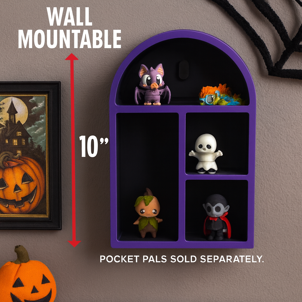 10” Wall Mountable Shelf – Perfect Display for Pocket Pals & Home Décor