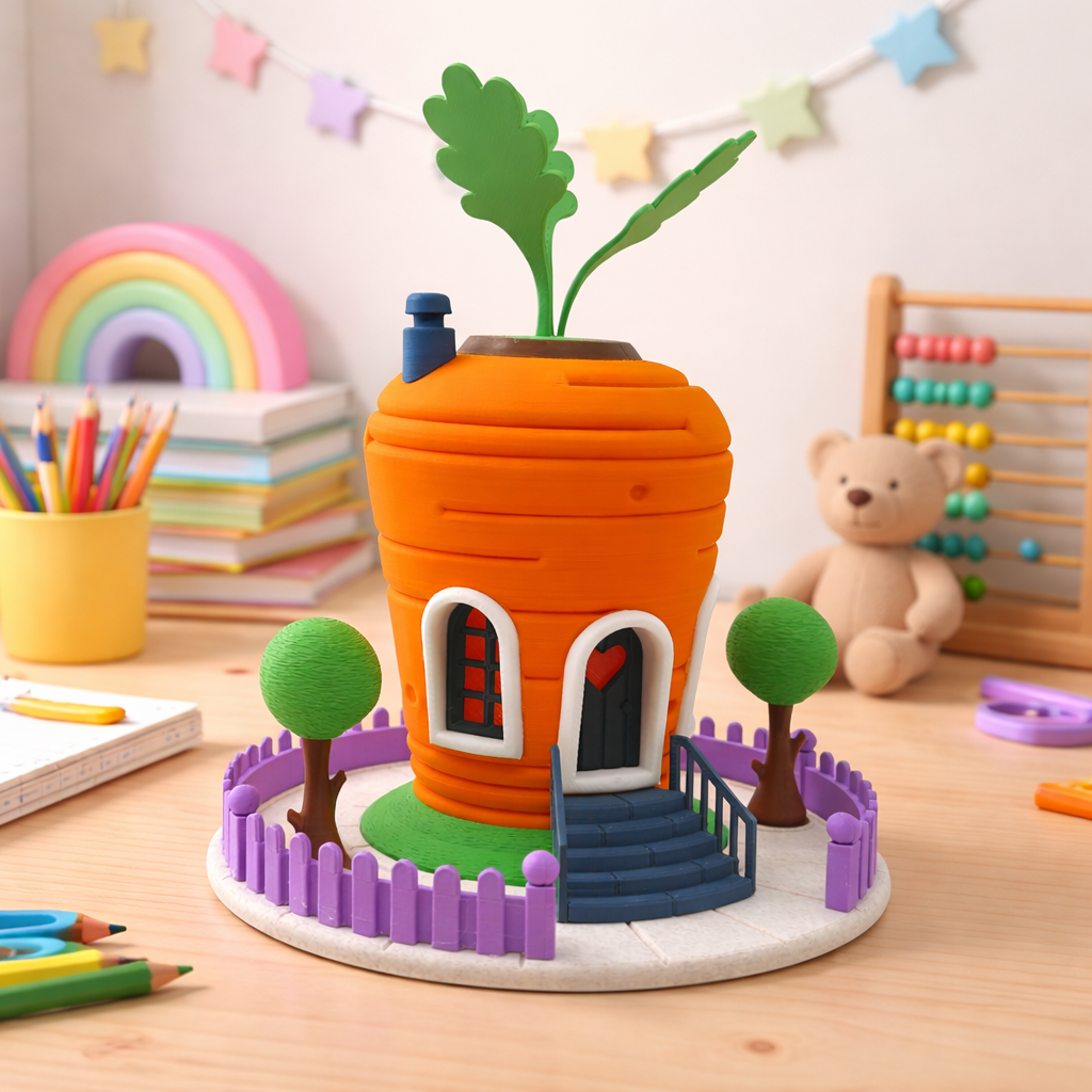 Delightful Tealight Fairy House - Garden Collection - 3D Printed Holiday Decor