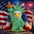 Liberty Eagle – 5.5-Inch Patriotic Desk Figurine – main product view