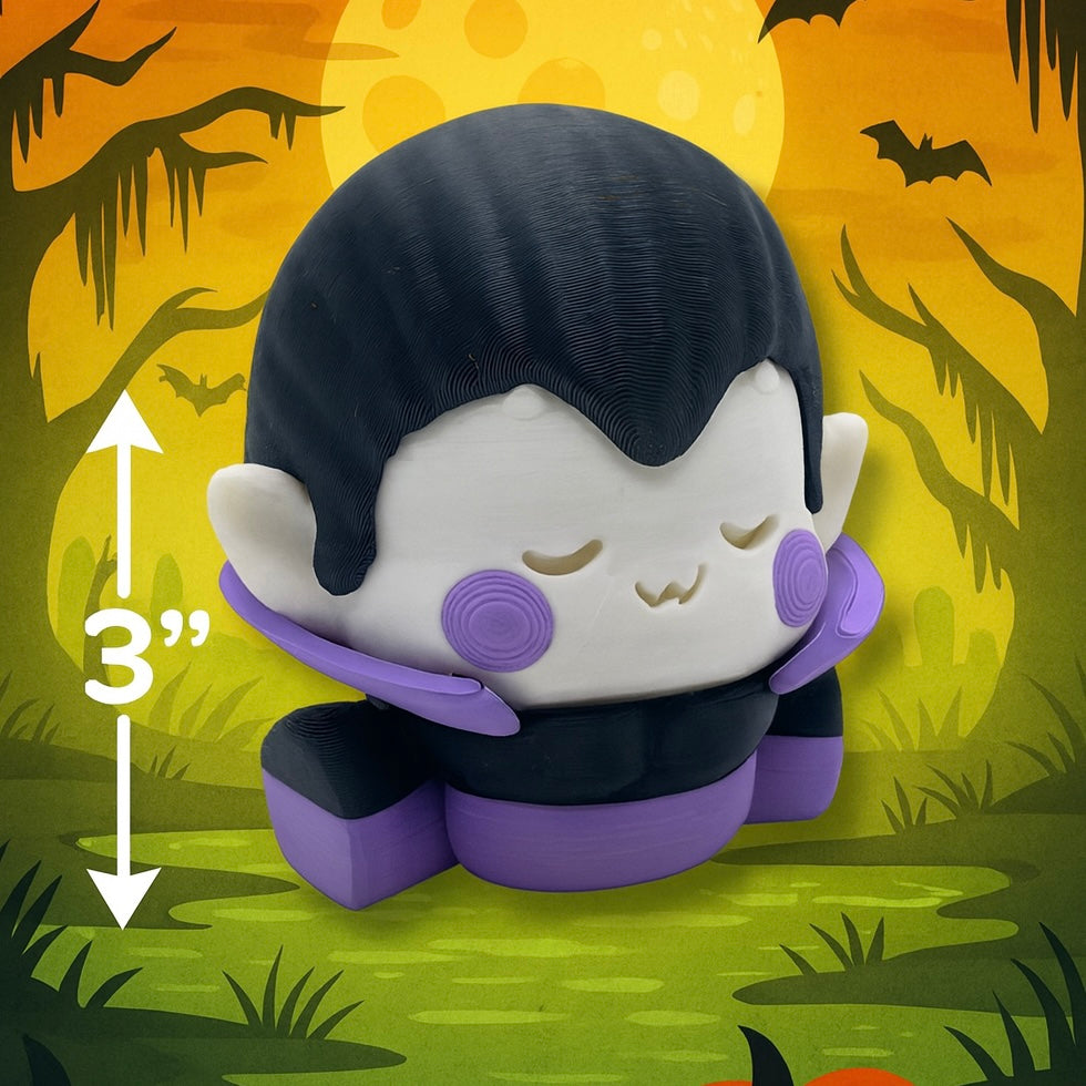 🎃 Adorable Peasy Peas & Friends – Spooky Edition | Articulated Halloween Figurines